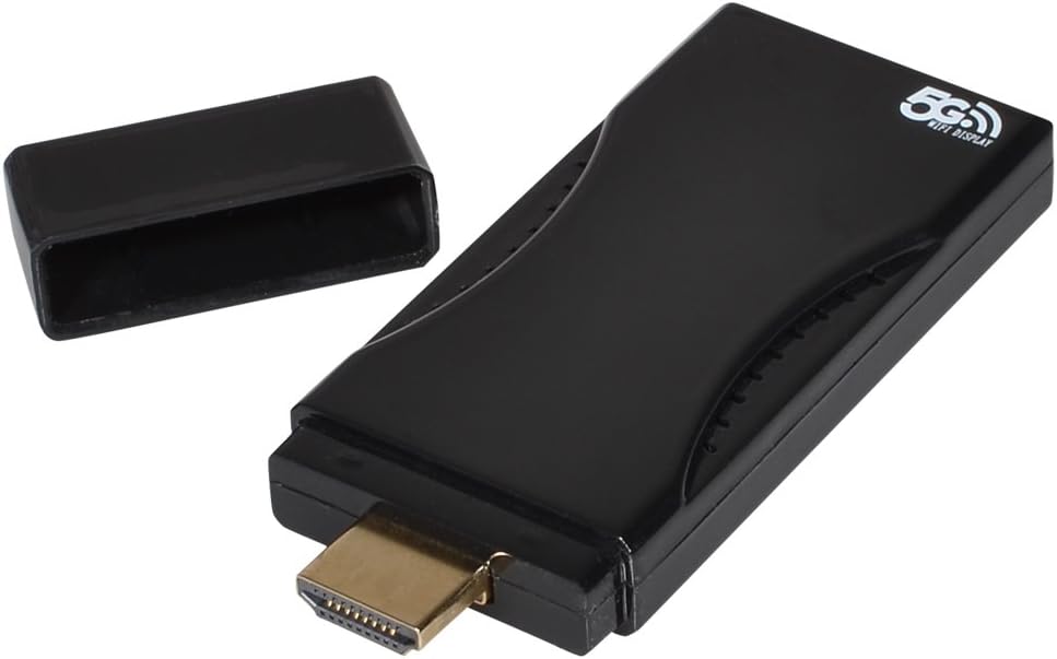 Likisme 5G High Speed HDMI Miracast Mirroring Dongle, Wireless WIFI Display Airplay Dongle, Sharing Photo/ Music/ Video/ Game/Internet & Entire Screen from Mobile Phones on HDMI Big TV Screen