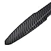 Aumo-mate 2pcs Universal Bumper Protector for the Car Carbon Fiber Stick on Rear Bumper Protection Anti-rub Edge Lip Anticollision