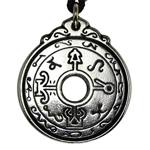 Pewter Black Pullet Healers Talisman Pendant