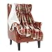 MERRYLIFE Plaid Sherpa Throw Blanket for Couch | Ultra-Plush Decorative Soft Colorful | Plush Travel Chair Blanket Throws(60