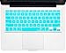 Kuzy - TEAL Keyboard Silicone Cover Skin for Macbook / Macbook Pro 13 15 17 Aluminum Unibody