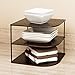 Seville Classics 3-Tier Corner Shelf Counter & Cabinet Organizer, Bronze