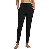 baleaf Women's Fleece Lined Leggings-Fit Joggers Winter Lounge Pants with Pockets Thermal Warm Sweatpants Casual
