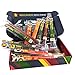 Tomer Kosher Beef Sticks, 100% USA Beef, MSG, Gluten, and Soy Free, No Nitrates Added, (Variety Sampler, 24-Count, .9 oz Jerky Stick)