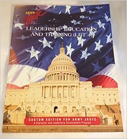 Army Jrotc Leadership Education And Training Let 4 Pearson Custom Publishing 9780536851567 Amazon Com Books Army Jrotc Leadership Education And Training Let 4 Pearson Custom Publishing 9780536851567 Amazon Com Books