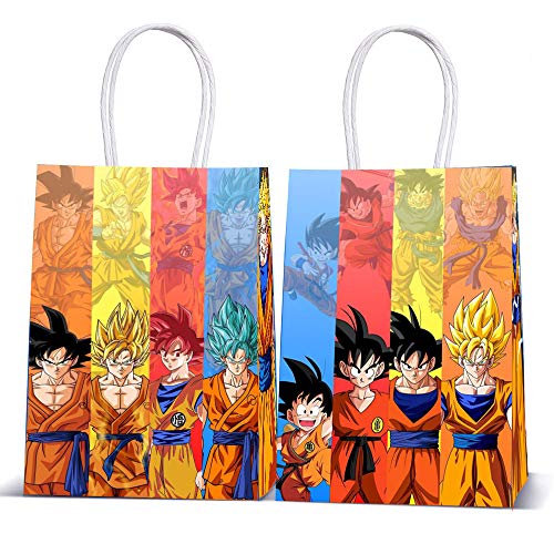 12 PCS Dragon Ball Birthday Party Goody Bags for Dragon Ball Theme