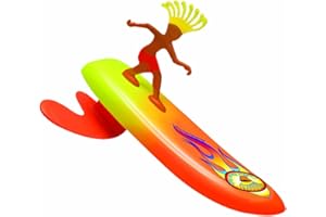 Surfer Dudes Wave Powered Mini-Surfer and Surfboard Beach Toy - Old Version - Costa Rica Rick
