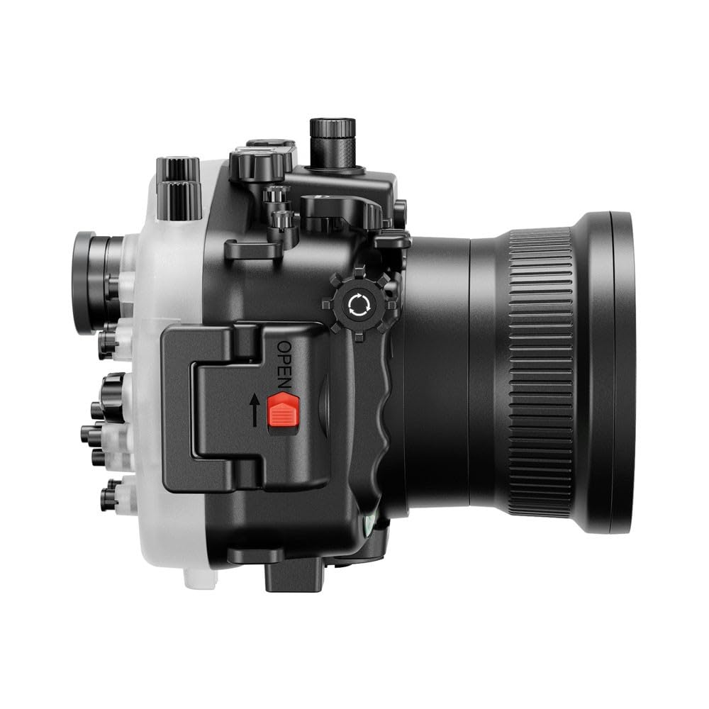 Seafrogs Professional Underwater Housing for Sony A7R III A7M III [40m/130ft] Camera Housing Diving Case V3 for Sony A7iii A7riii A7r3 A7m3 (Standard Port) Zoom Ring for FE 16-35 F4 Included
