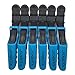 6pcs Salon Croc Hair Styling Clips-Sectioning Plastic Alligator Hair Clip For Thick Hair-Non-Slip DIY Accessories Hairgrip for Women and Girls (Blue)
