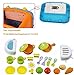 FUNERICA Compact Toy Kitchen Set - Toy Stove Top and Play Oven with Lights and Sounds - Play Food - Toy Pots - Play Kitchen Utensils - A Quality Small Toddler Toy Kitchen Playset