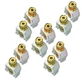 Legrand - On-Q WP3457WHV5 Audio Binding Posts (5 pack), White