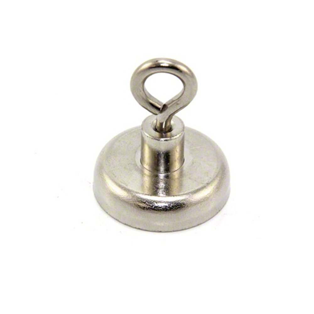 Magnet Expert® 32mm dia Neodymium Clamping Magnet with M4 Eyebolt - 36.4kg Pull ( Pack of 10 )