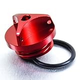 Aluminium Oil Filler Cap M27 x (3.00mm) Red