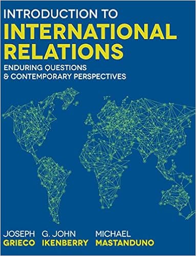  Introduction To International Relations Enduring Questions And Contemporary Perspectives 8601418399711 Grieco Joseph Ikenberry G John Mastanduno Michael Books