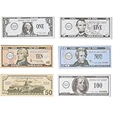 School Smart US Bills Play Money - Set of 320