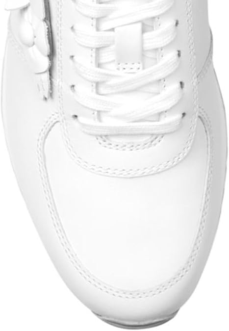 michael kors allie floral appliqué leather sneaker