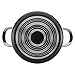 Farberware Buena Cocina Nonstick Stock Pot/Stockpot/Soup Pot with Lid - 4 Quart, Black