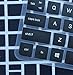 Silicone Keyboard Protector Cover Skin for For HP 14 Inch Stream Laptop HP Stream Laptop PC 14 HP Pavilion 14-ab 14-ac 14-ad 14-al & HP 14-an series (Please compare keyboard layout and model)(Black)