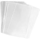 FgfAk 200 Pcs 5x7 Inches Clear Flat Cello/Cellophane heat seal cookie bags | for Gift Wrapping,Packaging Pastry,Bakery,Candy,Dessert