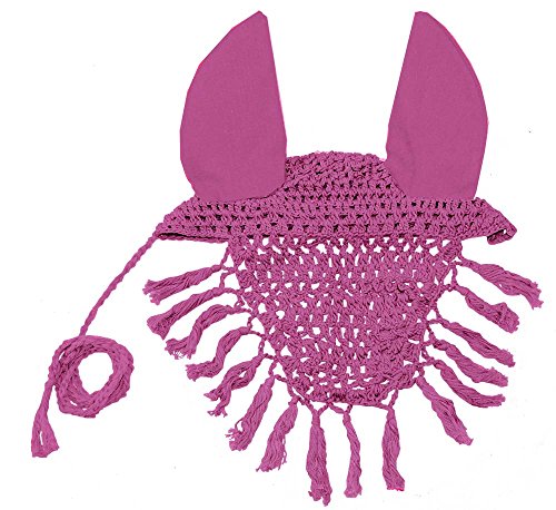 Derby Originals Fly Veils/Ear Nets, Pink, Full Size