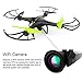 Cheerwing Petrel U42W Wifi FPV Drone 2.4Ghz RC Quadcopter with HD Camera Flight Route Mode and Altitude Hold One Key Take Off Landing