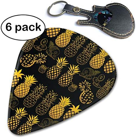 Ivanfield Golden Pineapples Art Print Guitar Picks 6-Pack