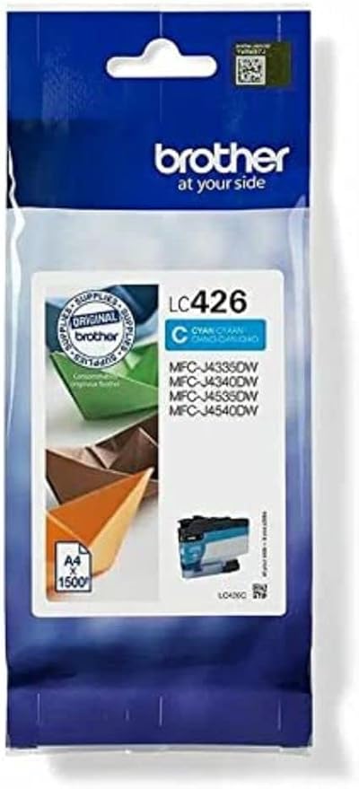 Brother LC-426C Cyan Inkjet Cartridge Standard Yield 1 Pack Genuine