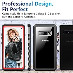 Temdan for Samsung Galaxy S10 Case, [with Built-in