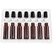 Essential Oil Bottles,10ml-7Pack DorisMax Amber Brown Glass Bottles with Roller Balls and Black Cap with 3X Dropper Include