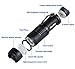 ilauke LED Flashlight Mini Cree Q5 Handheld Tactical Flashlight Torch 7W 300LM 3 Modes Adjustable Focus Zoomable Lights(6 Pack)