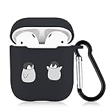 Penguin Case for Airpods 2 & 1 with Keychain, Cute