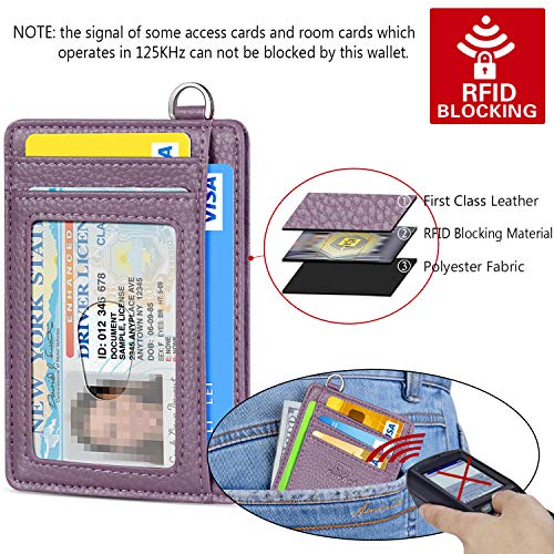 FurArt Slim Minimalist Wallet, Front Pocket Wallets, RFID Blocking, Credit Card Holder with Disassembly D-Shackle - Thumbnail 4
