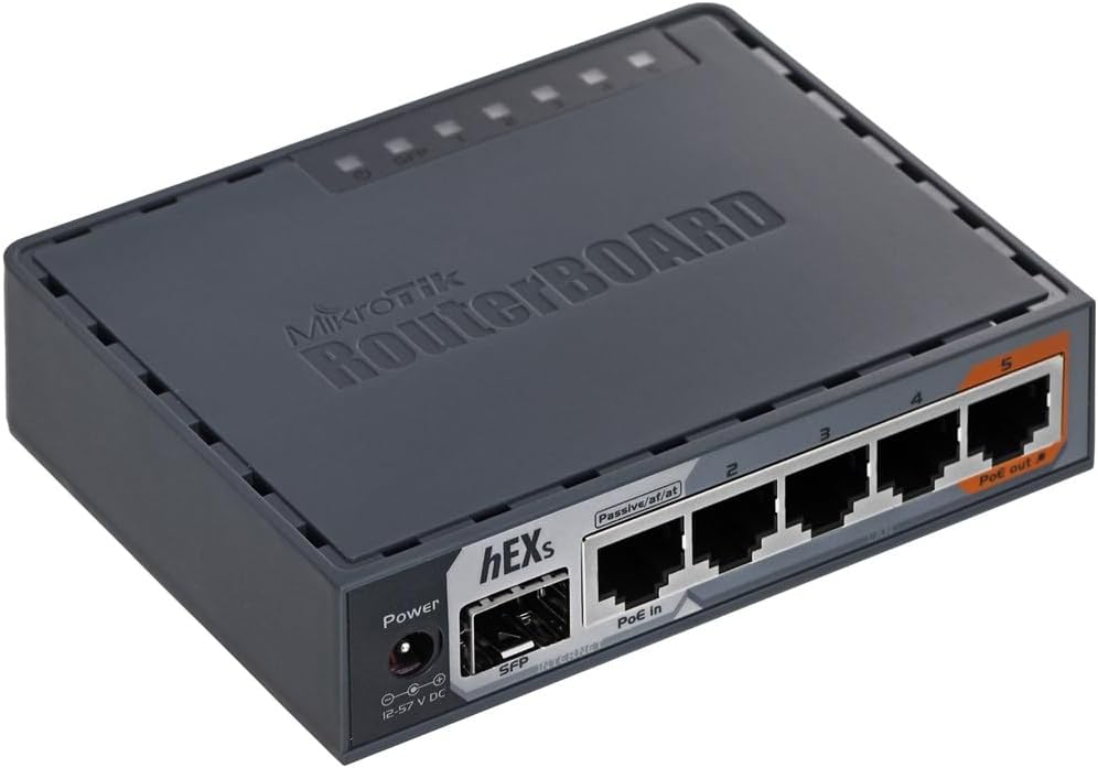 MikroTik Hex S RB760iGS Router Gigabit Ethernet 5 Port Network Switch