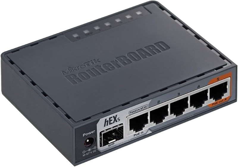 MikroTik Hex S RB760iGS Router Gigabit Ethernet 5 Port Network Switch