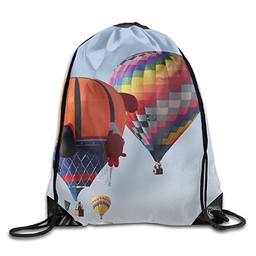 Hopper Ballooning Leather Draw Cord Sport Tote Gym Drawstring Bags pack