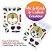 24 Make A Cat Stickers - Create Your Own Kitten Sticker with Various Faces - Includes Tabby, Siamese, Bengal, & Black Cats - Great Kid’s Party Favor Or Activity - A Must Have for Kitty Lovers!