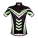 WOSAWE Mens Breathable Cycling Jersey Short Sleeves (Hulk, L)