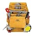 Custom Leathercraft CLC I933 Carpenter's Nail and Tool Bag, Top Grain, 10-Pocket