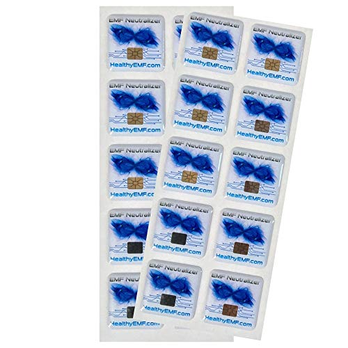 Cell Phone EMF Protection Radiation Neutralizers + Free $45 Voucher for 3 EMF Radiation Neutralizer Buttons - Slim Design - Proudly 100% USA Made - 10 or 20 Pack - Developed by Dr. Valerie Nelson