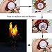 TOUCH DOWN Acrylic Glitter LED Candle Decoration,Battery Operated Flameless Candles for Seasonal & Festival Celebration,1 Pack
