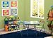Delta Children Nickelodeon Teenage Mutant Ninja Turtles Playroom Solution Set (Table & Chair Set + Metal Multi-Bin Toy Organizer)