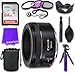 Canon EF 50mm f/1.8 STM Lens for Canon DSLR Cameras & SanDisk 64GB Class 10 Memory Card + Complete Accessory Kit (11 Items)