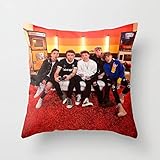 Square Decorative Cushion Cover Soft Cotton Outdoor Indoor Throw Pillow Cover for Sofa Bedroom Home Office Car 18x18 Inch - Why Dont We