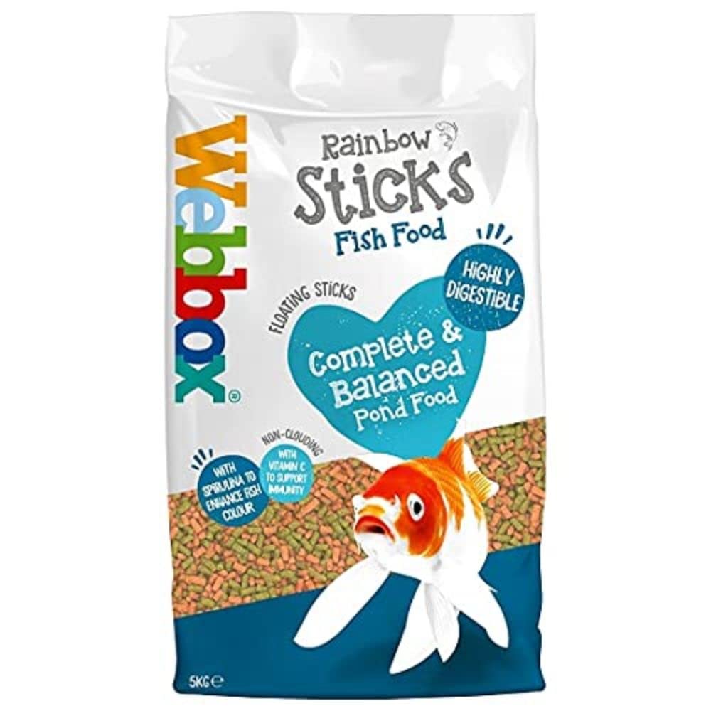 Webbox Complete Mixed Pond Sticks Fish Food, 5 kg