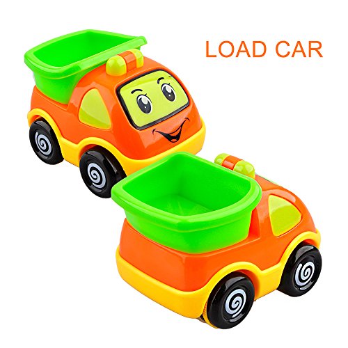 image for Pull Back Vehicles,Gimilife 6 Pack Assorted Construction Vehicles,Toy 