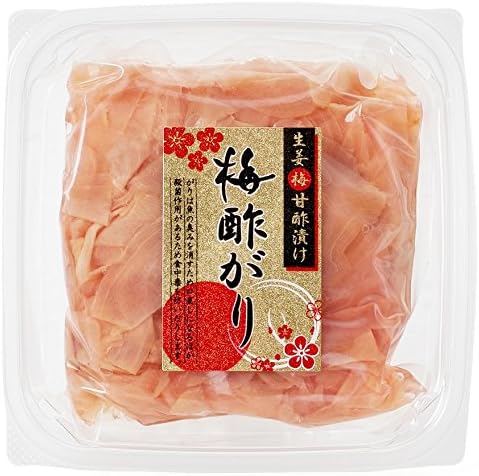 Amazon 国産生姜梅酢漬け 薄切り 梅酢がり0ｇ 合成着色料 保存料 不使用 梅日和たいまつ 紅ショウガ らっきょう 通販