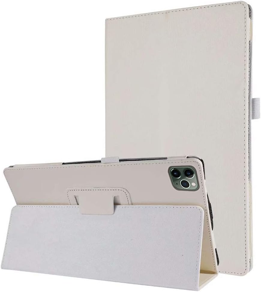 Viviplus for iPad Pro 12.9 Case 2020, Solid Color Slim Shell Soft PU Leather Premium Tri-fold Stand Smart Cover with Auto Wake/Sleep Function Case with Pencil Holder, for iPad Pro 12.9"