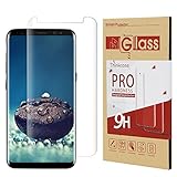 Galaxy S8 Screen Protector,Samsung S8 Screen Protector [Full Coverage] [Case Friendly],Thinkcase [3D Curved Glass] [Tempered Glass] Screen Protector