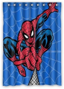 New Custom Spider-Man Window Curtains/drape/panels/treatment Polyester Fabric Office/Home/Bedroom Decor 52"x 72"
