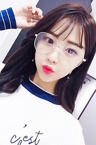 Amazon Generic韓国star With Big Framedメンズとレディースオーバーサイズ眼鏡フレームメガネ Plainミラーface Liftメタル眼鏡フレームレトロ 水筒 マグボトル オンライン通販